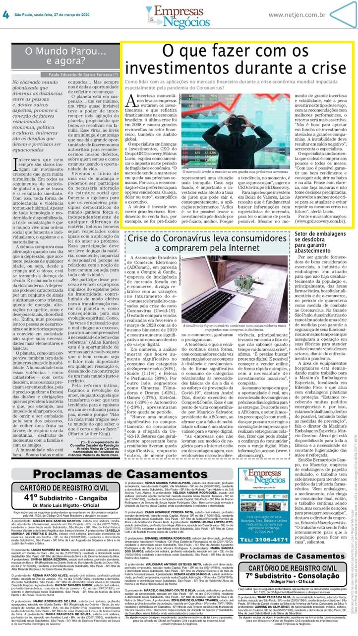 Jornal Empresas & Negócios
