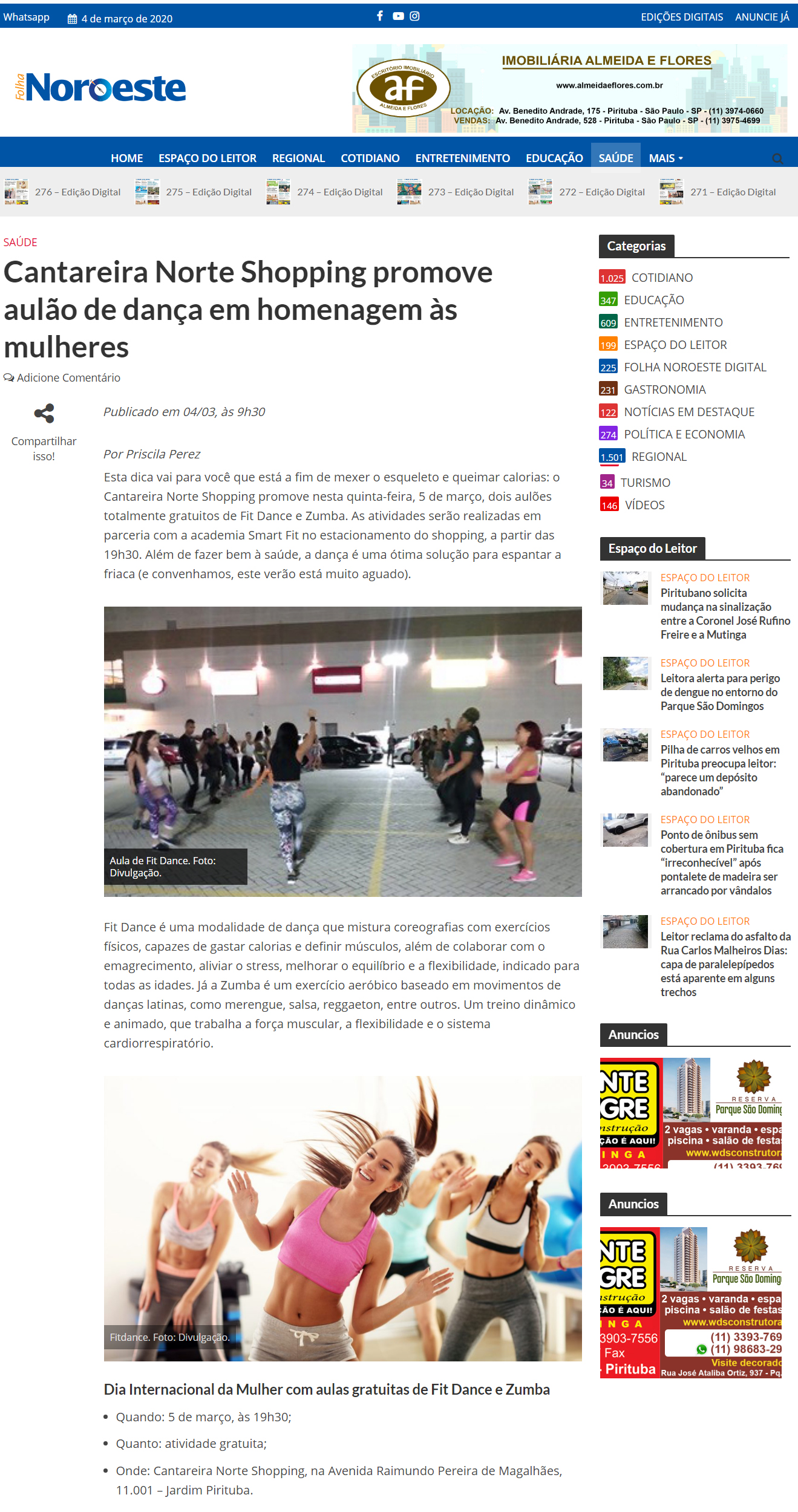 Jornal Folha Noroeste online