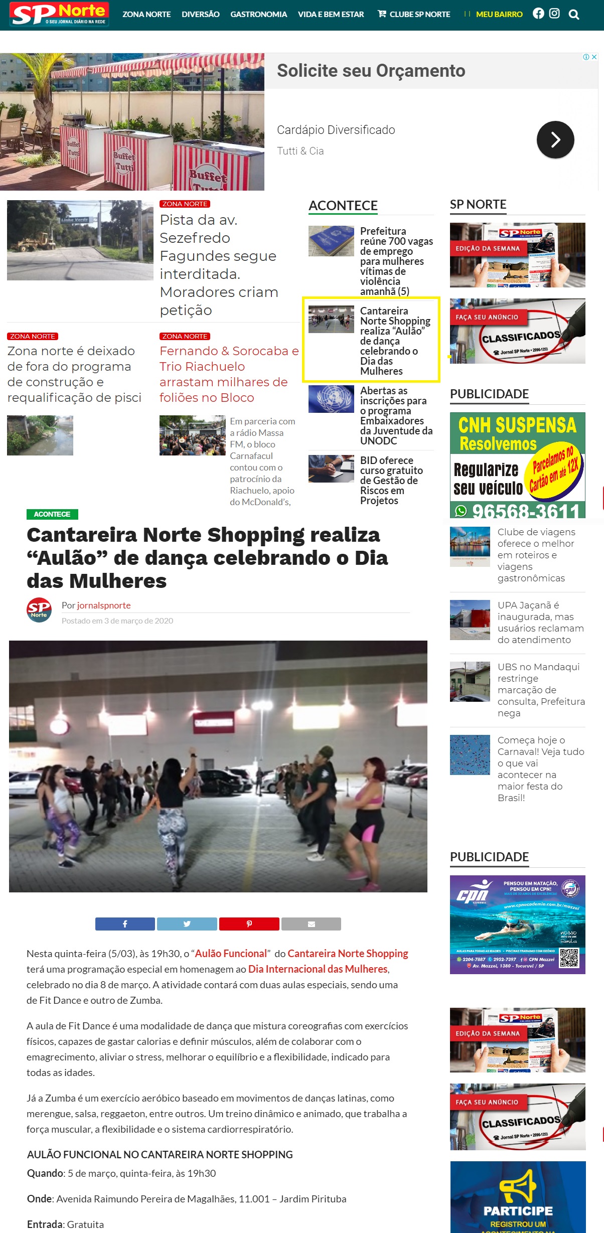 Jornal SP Norte online