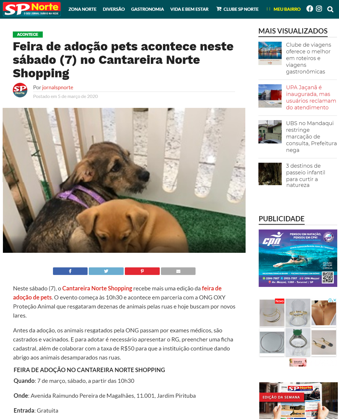 Jornal SP Norte online