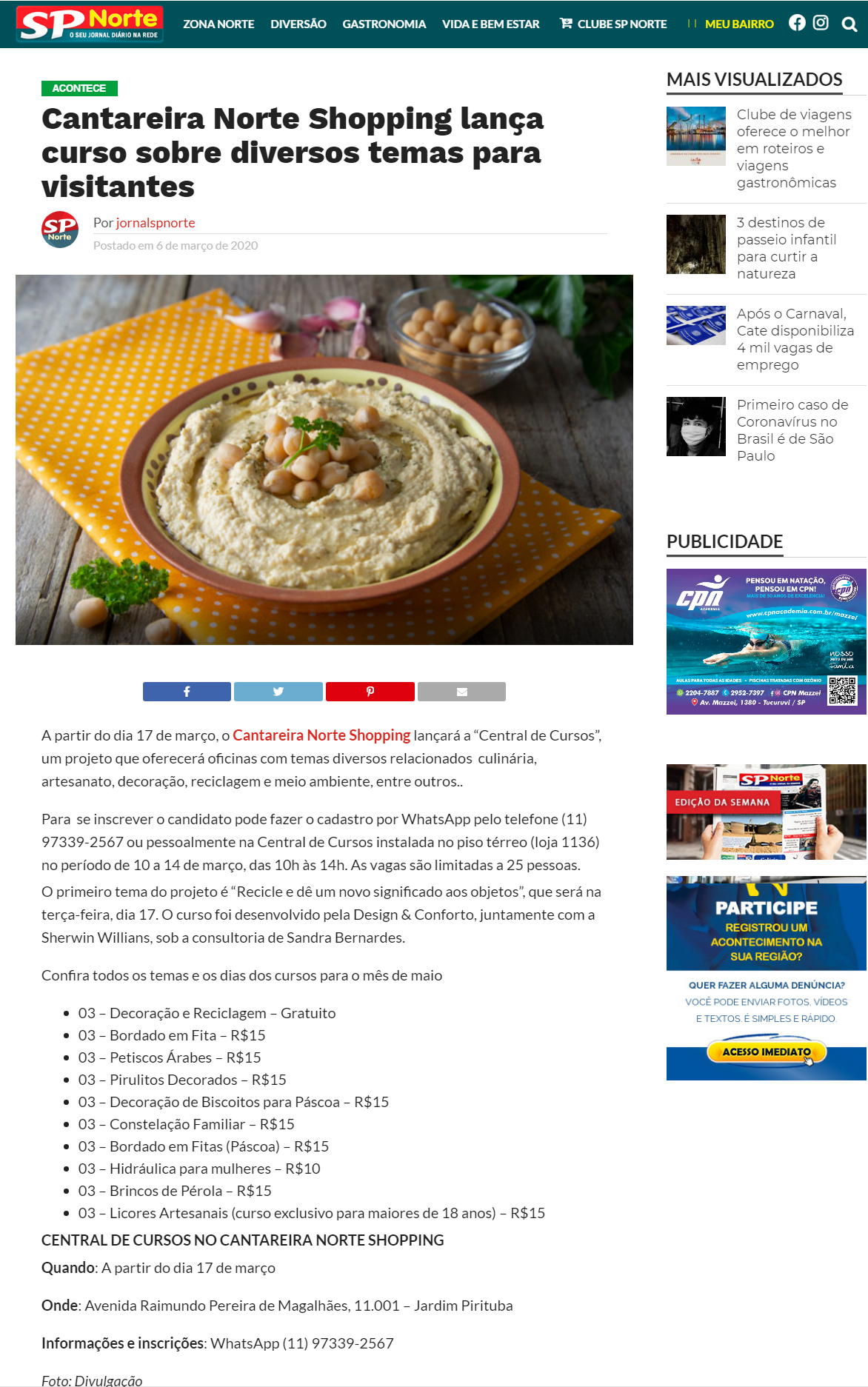 Jornal SP Norte online