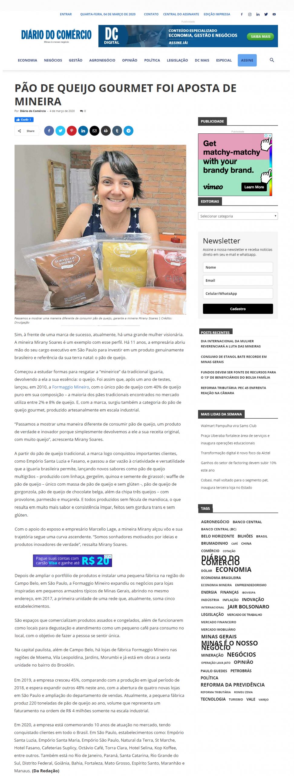Jornal Diário do Comércio online