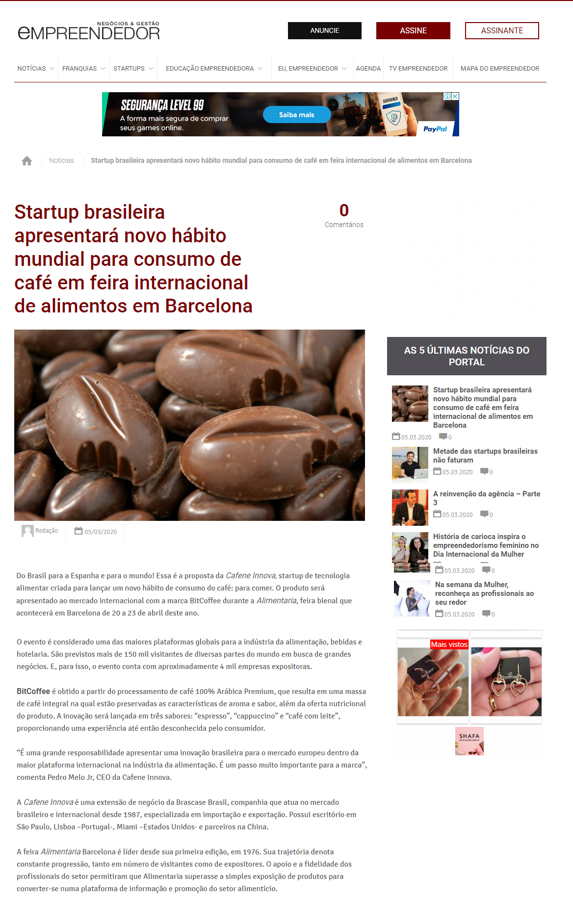 Portal  Negócios  & Gestão Empreendedor