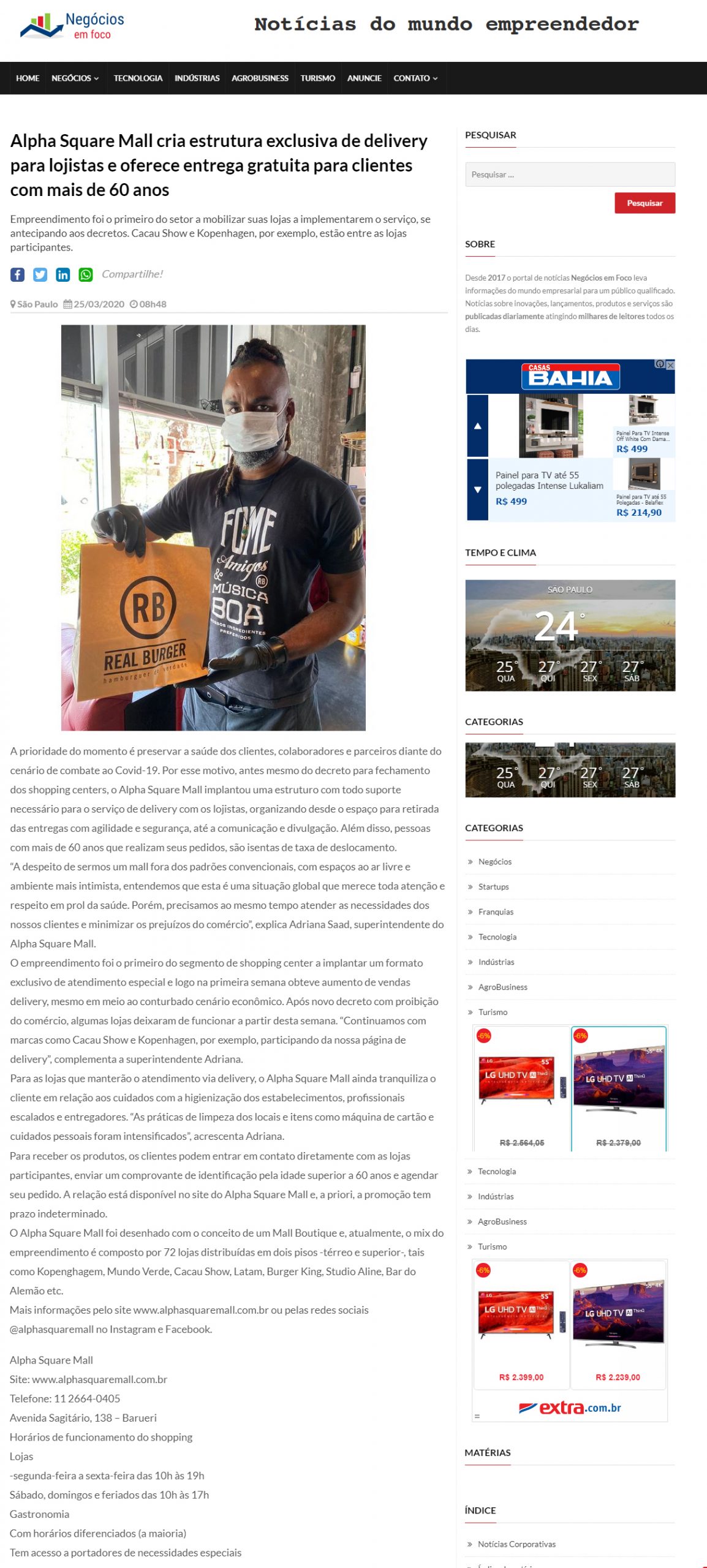 Portal Negócios em Foco