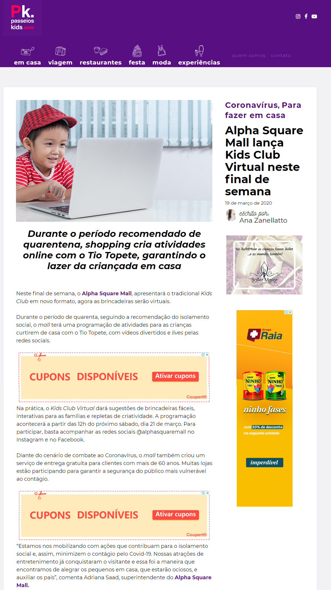 Portal Passeios Kids