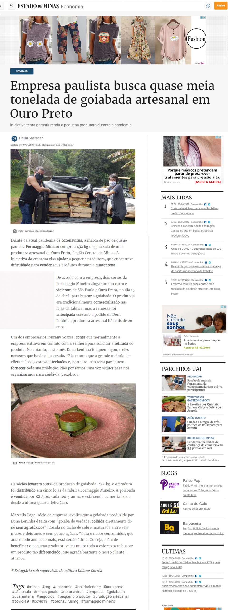 Jornal Estado de Minas online