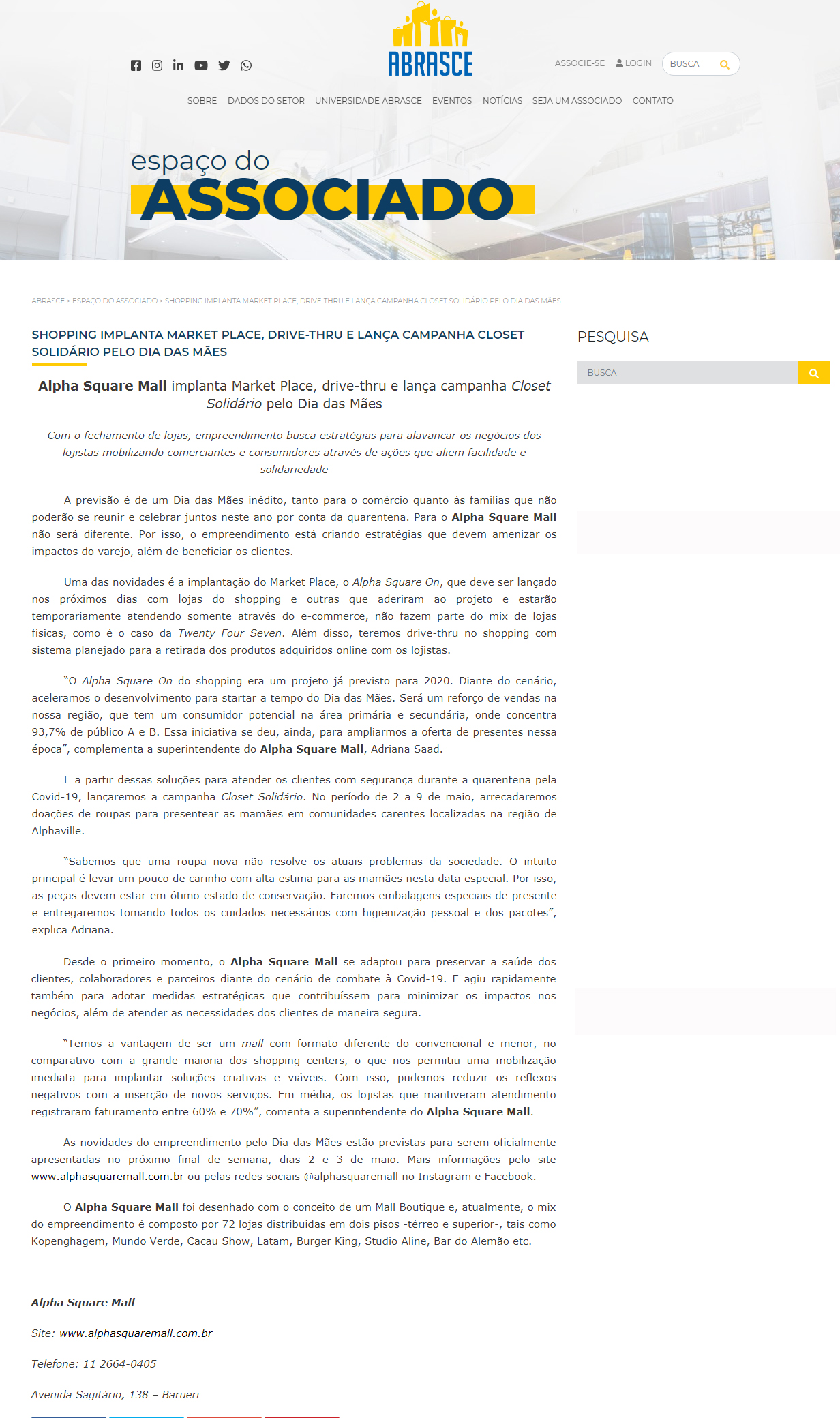 Portal Abrasce