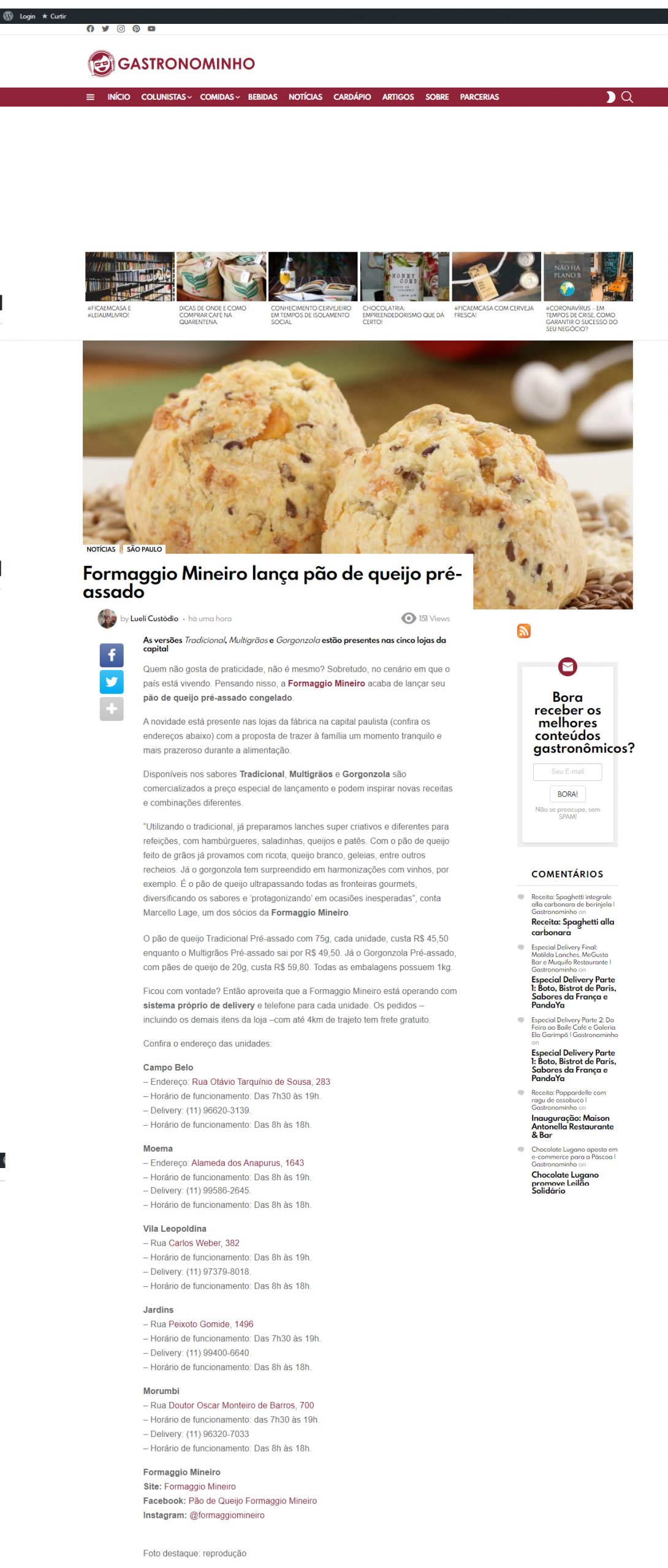 Portal Gastronominho