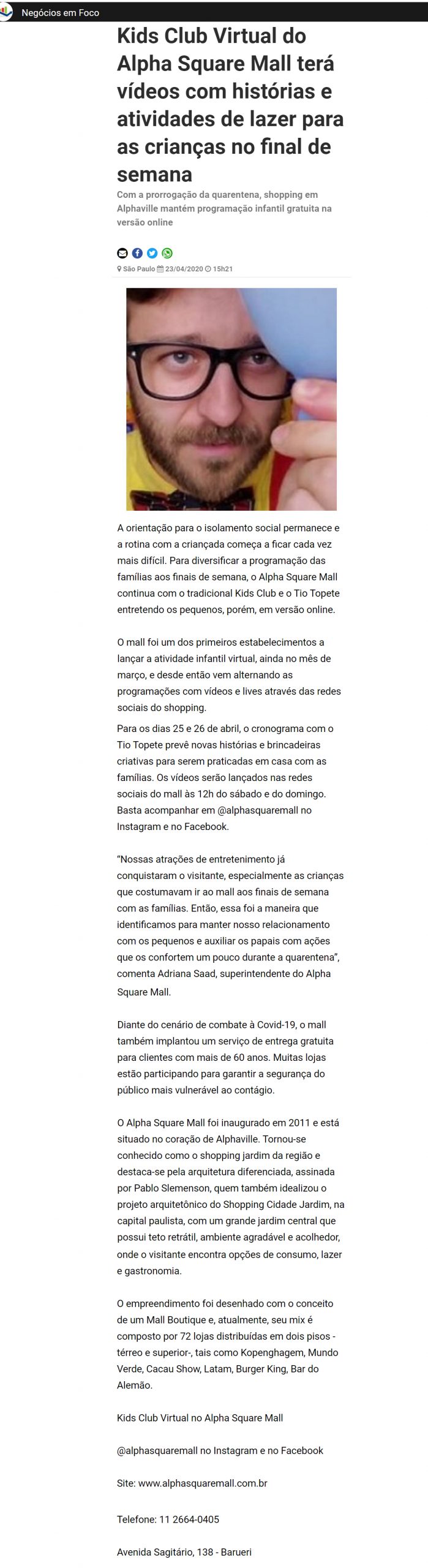 Portal Negócios em Foco