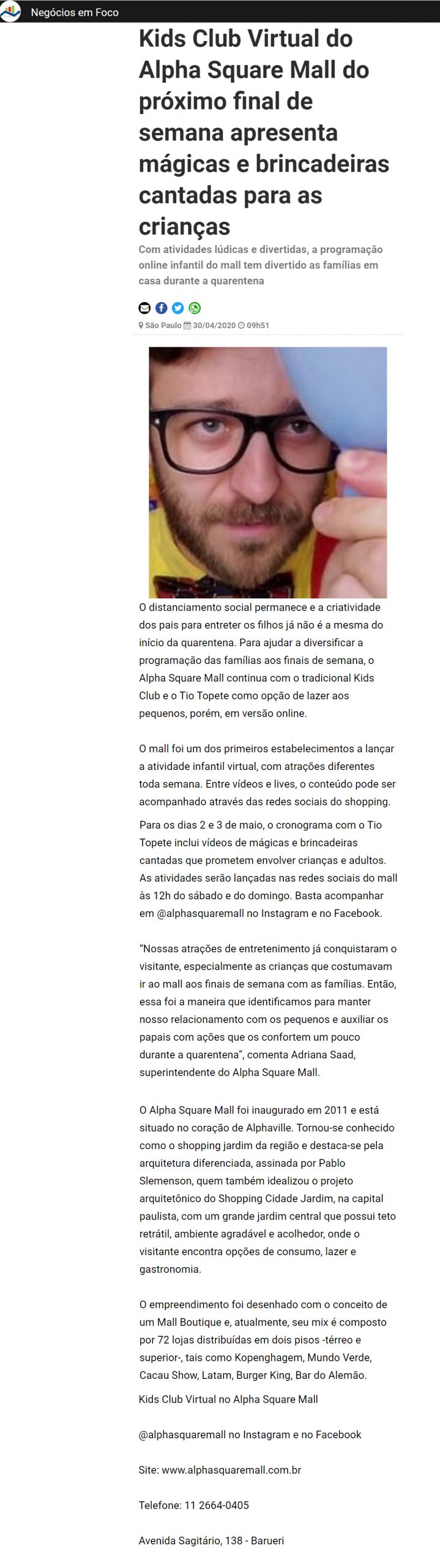 Portal Negócios em Foco