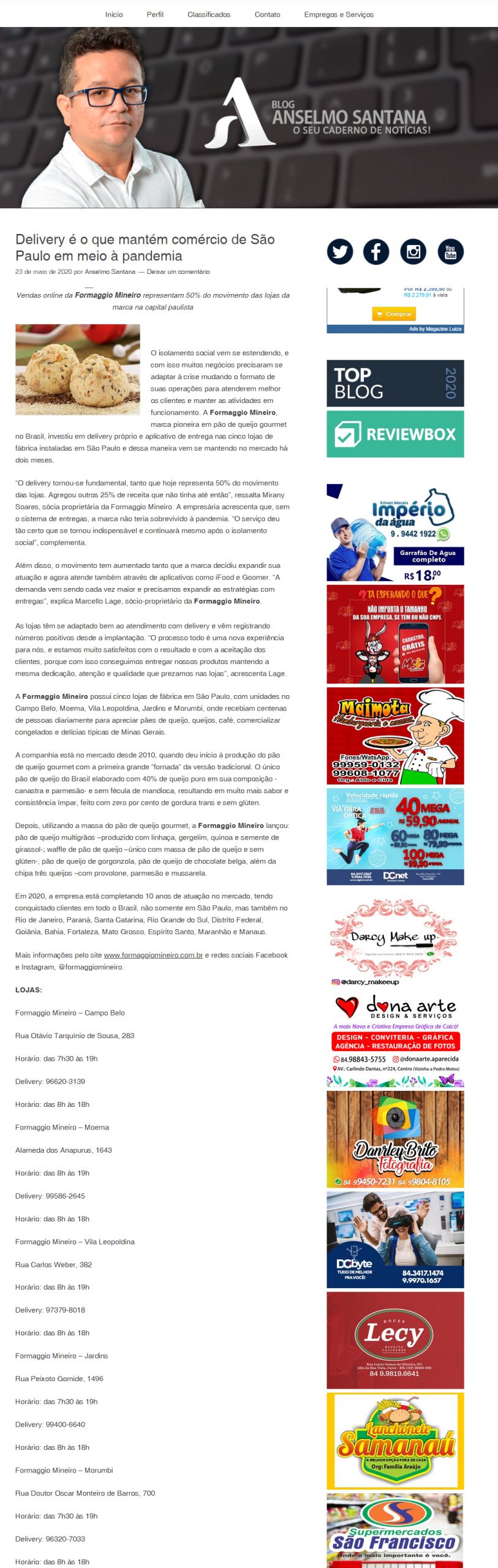 Blog Anselmo Santana