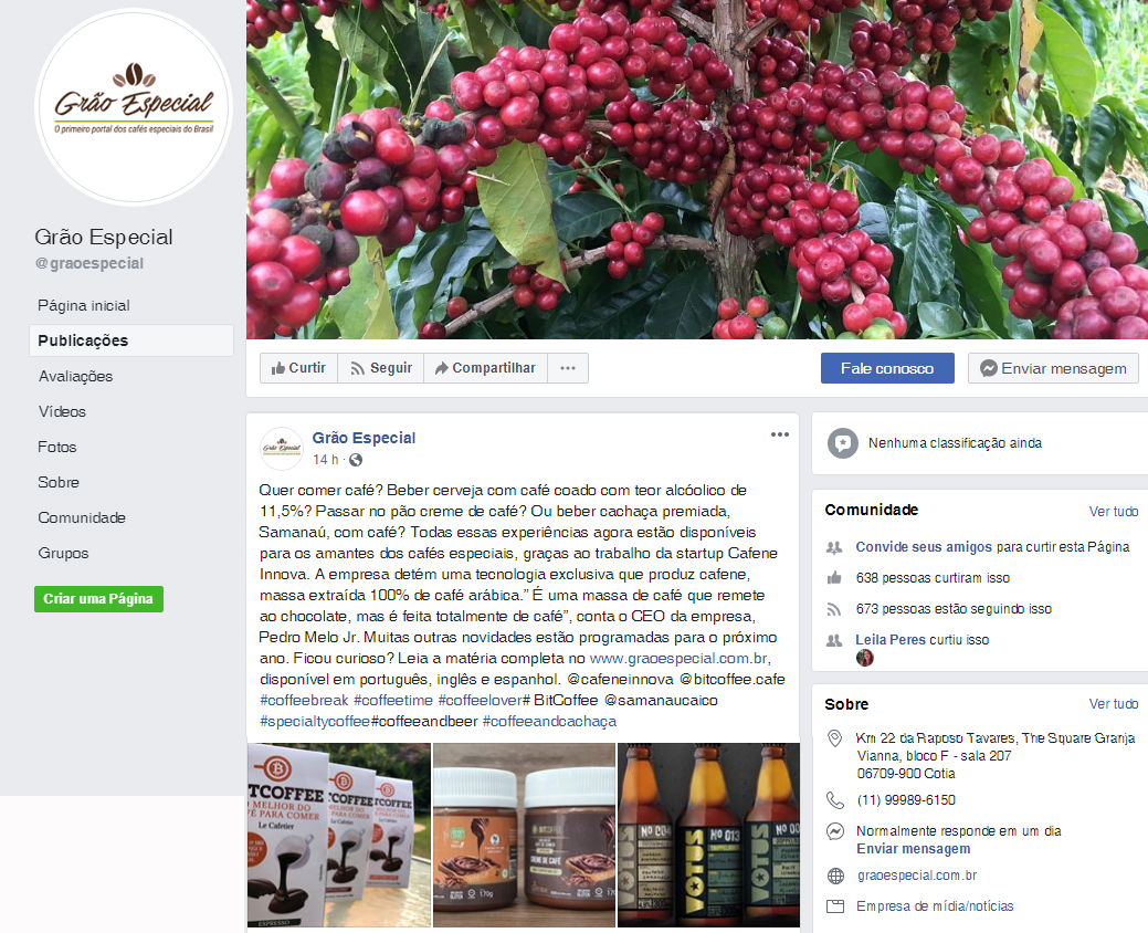 Fanpage Grão Especial