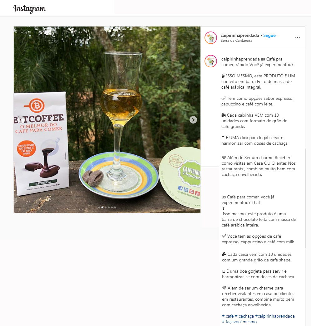 Instagram Caipirinha Prendada