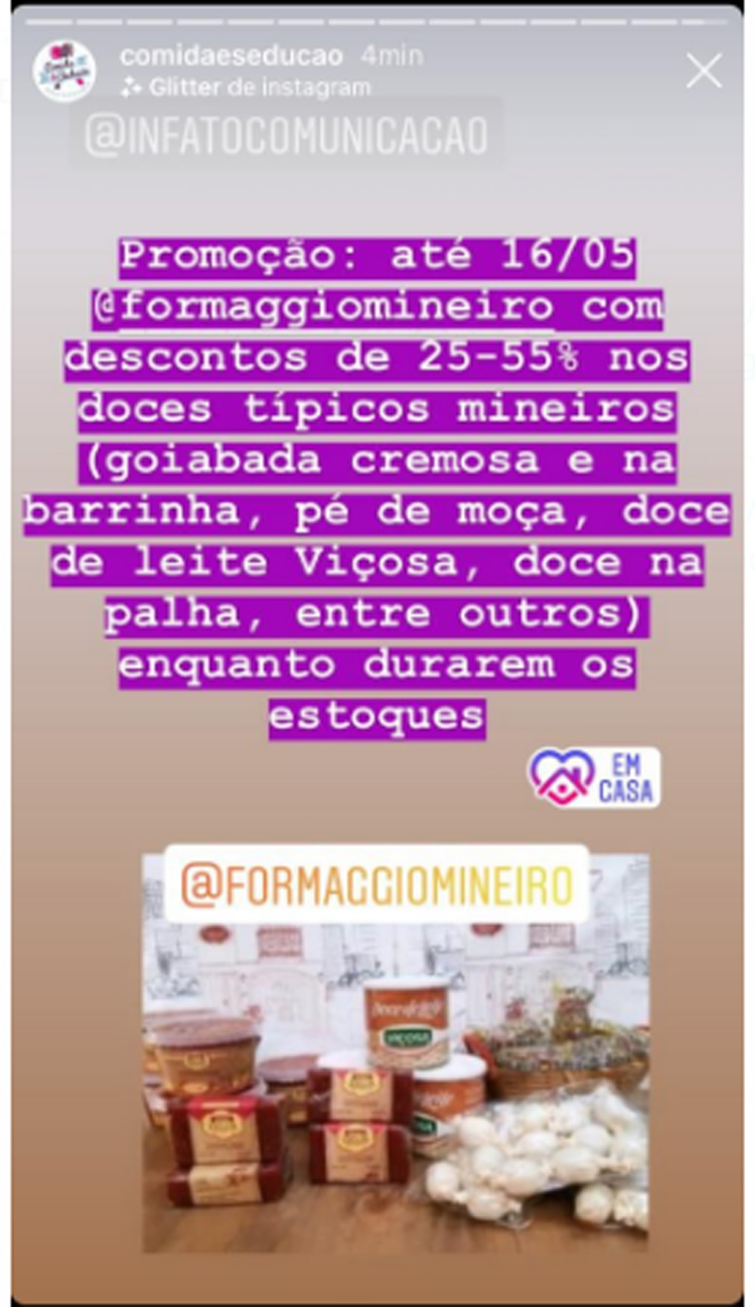 Instagram Comida e Sedução