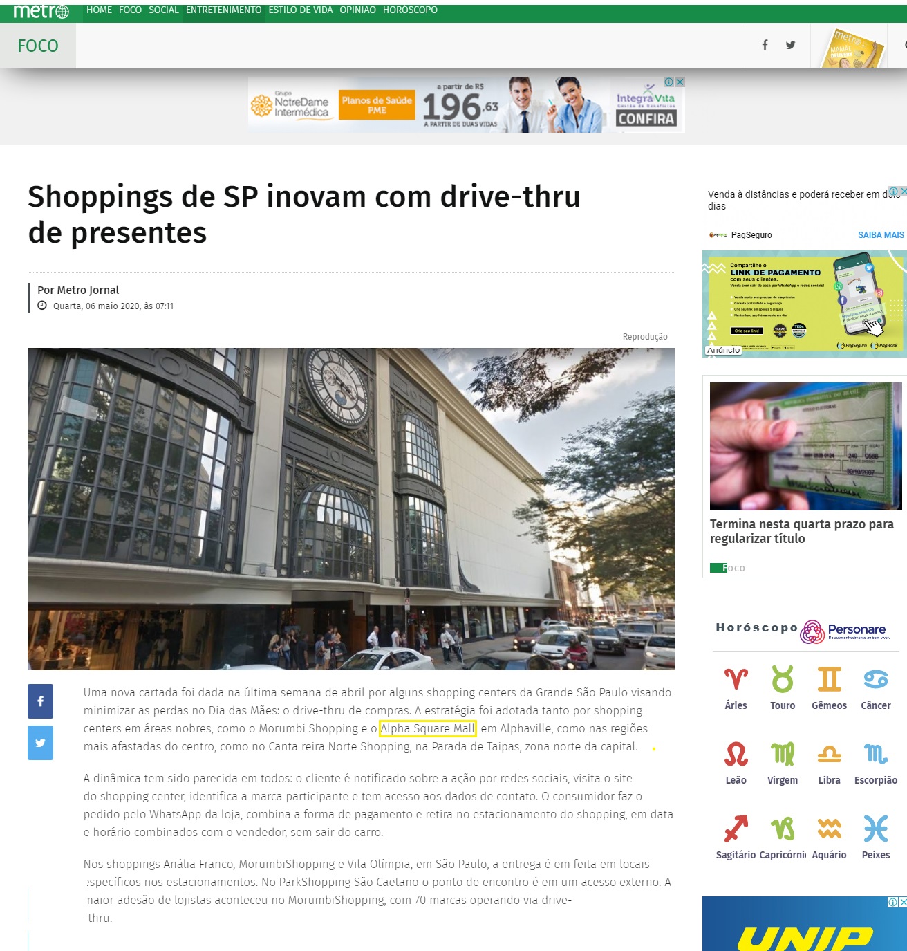 Portal Metro Jornal