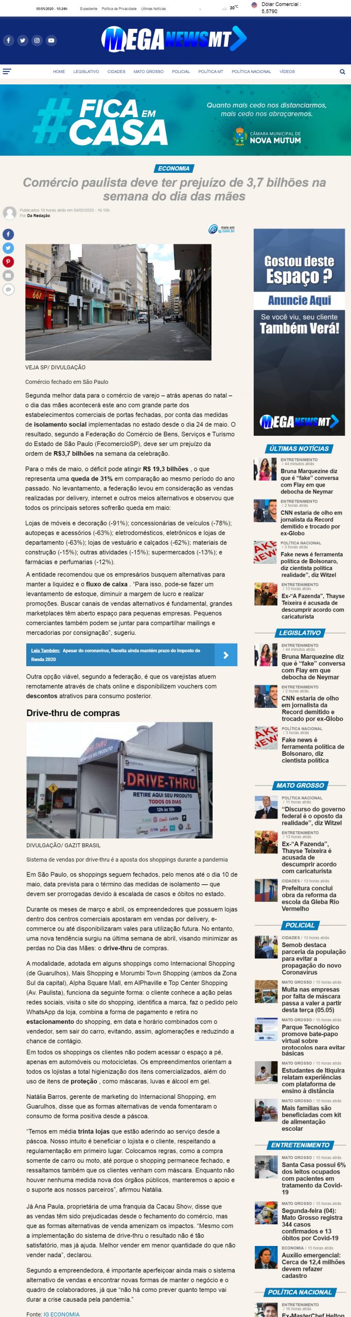 Portal Mega News MT