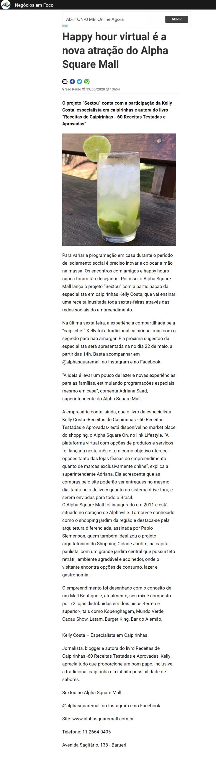Portal Negócios em Foco