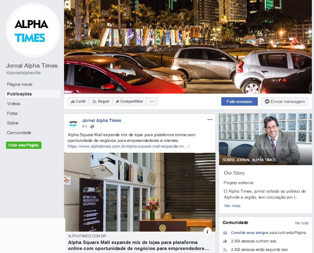 Fanpage Jornal Alpha Times