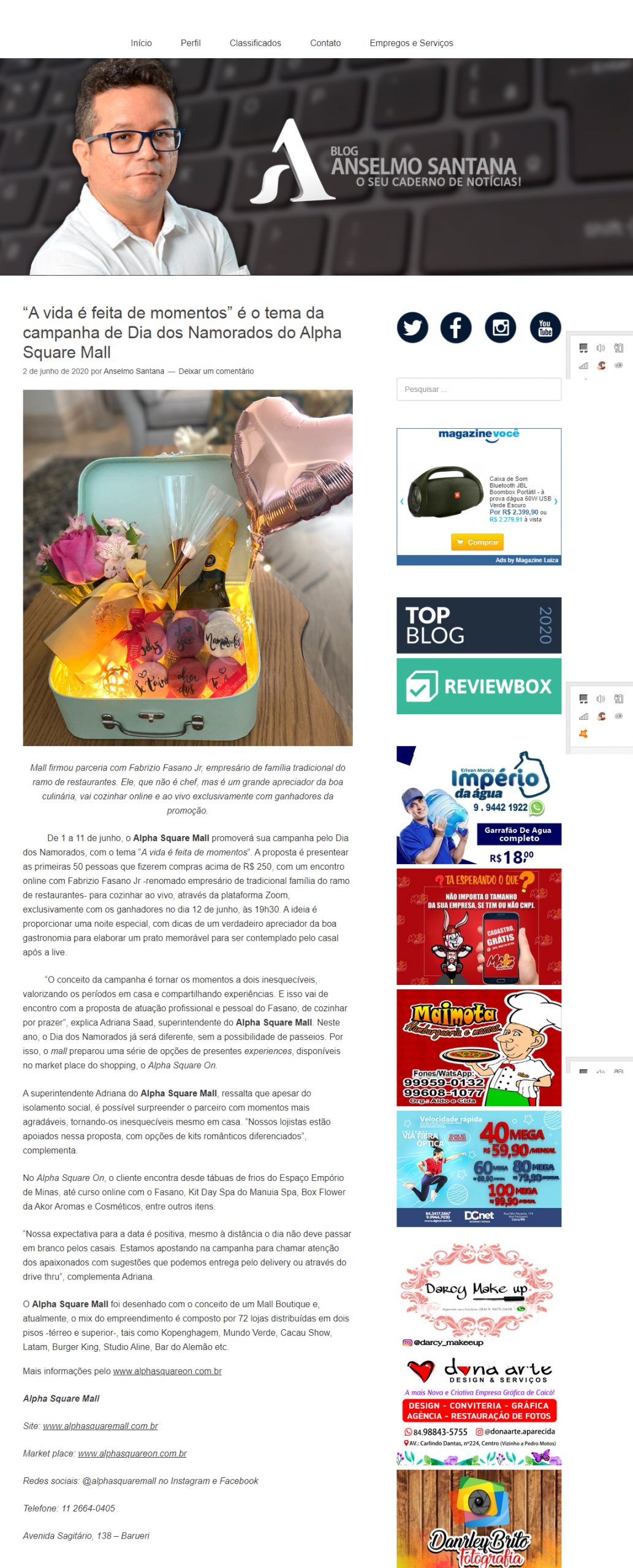 Blog Anselmo Santana