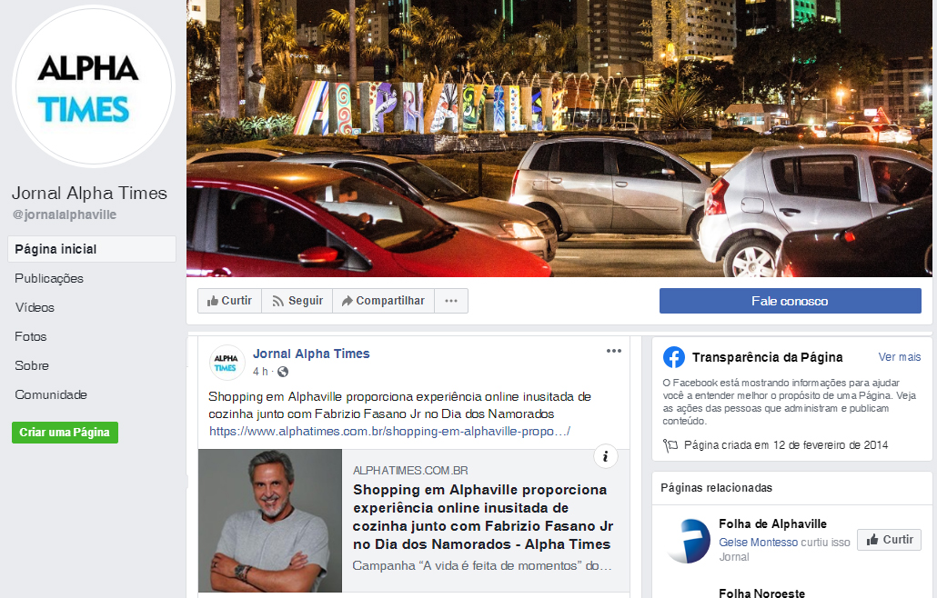 Fanpage Jornal Alpha Times