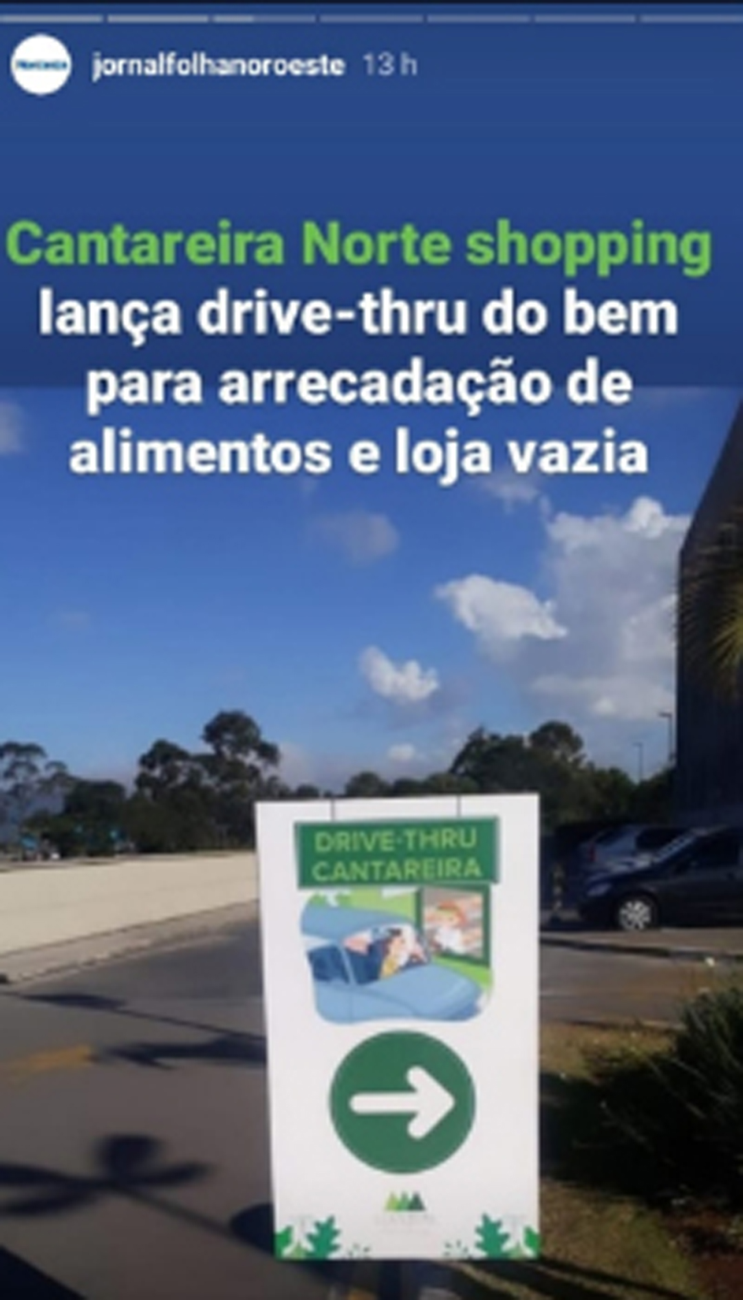 Instagram Jornal Folha Noroeste