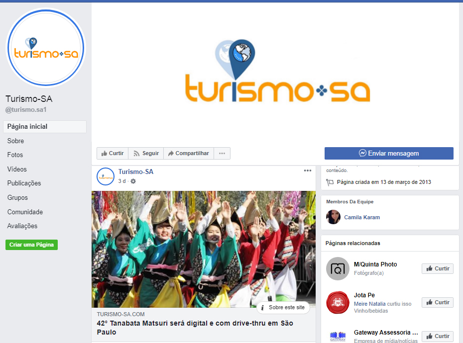 Fanpage Turismo SA