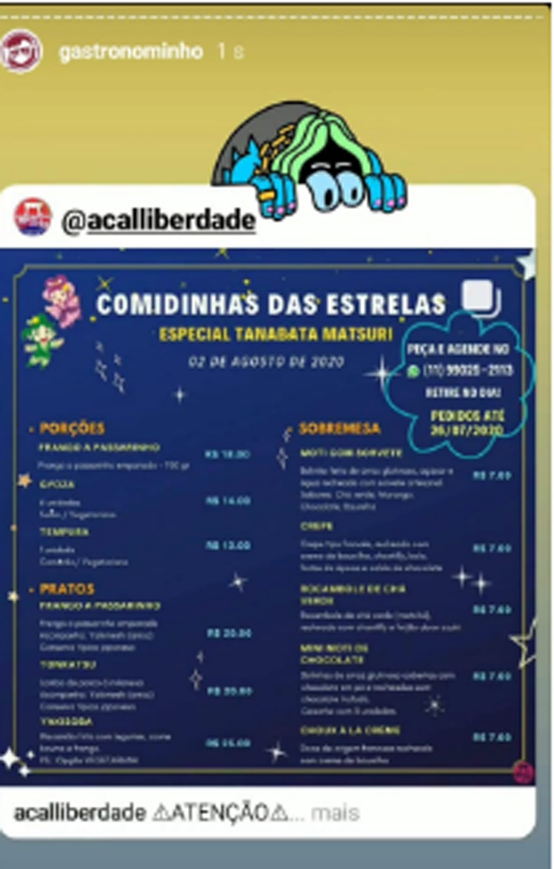 Instagram Gastronominho