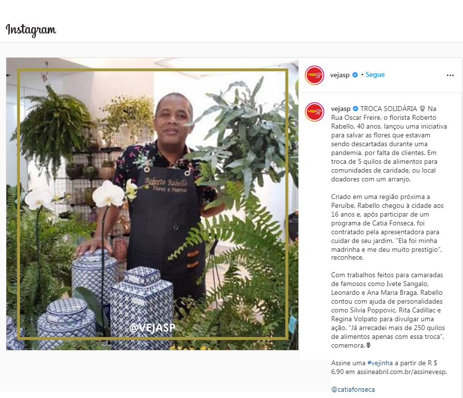 Instagram Veja São Paulo