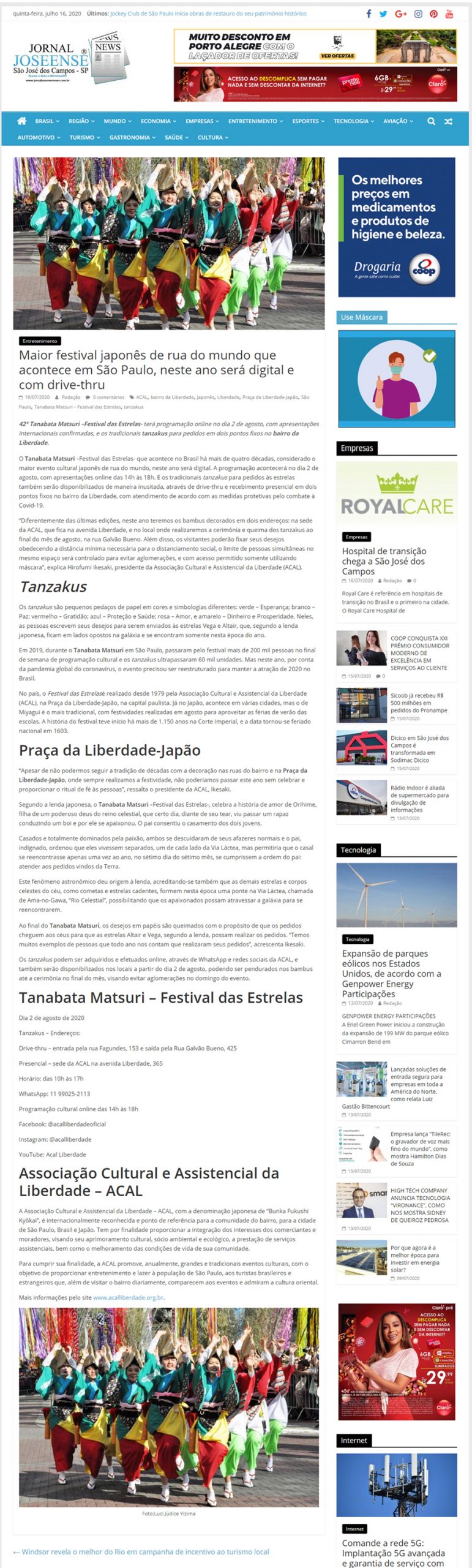 Jornal Joseense News online
