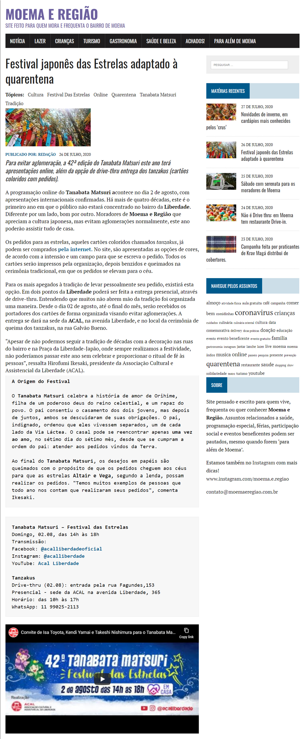 Portal Moema e Região