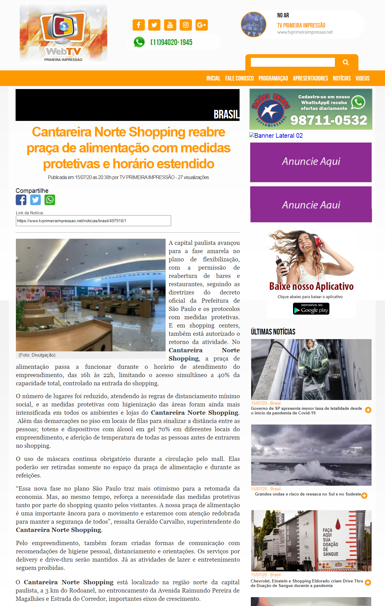 Portal TV Primeira Impressão