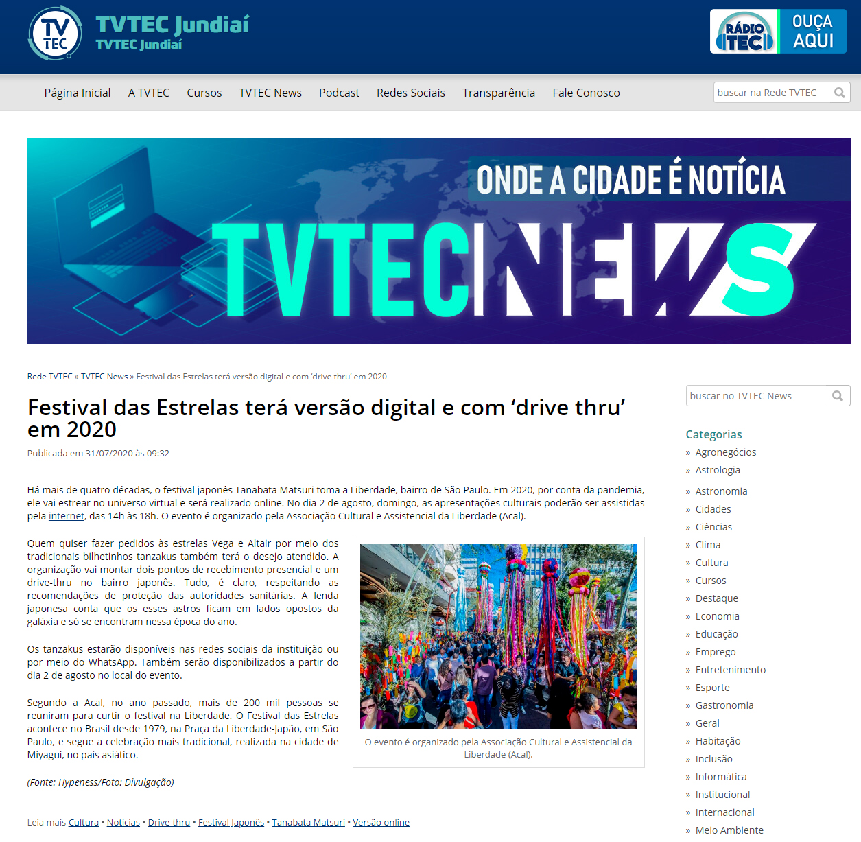Portal TVTEC Jundiaí