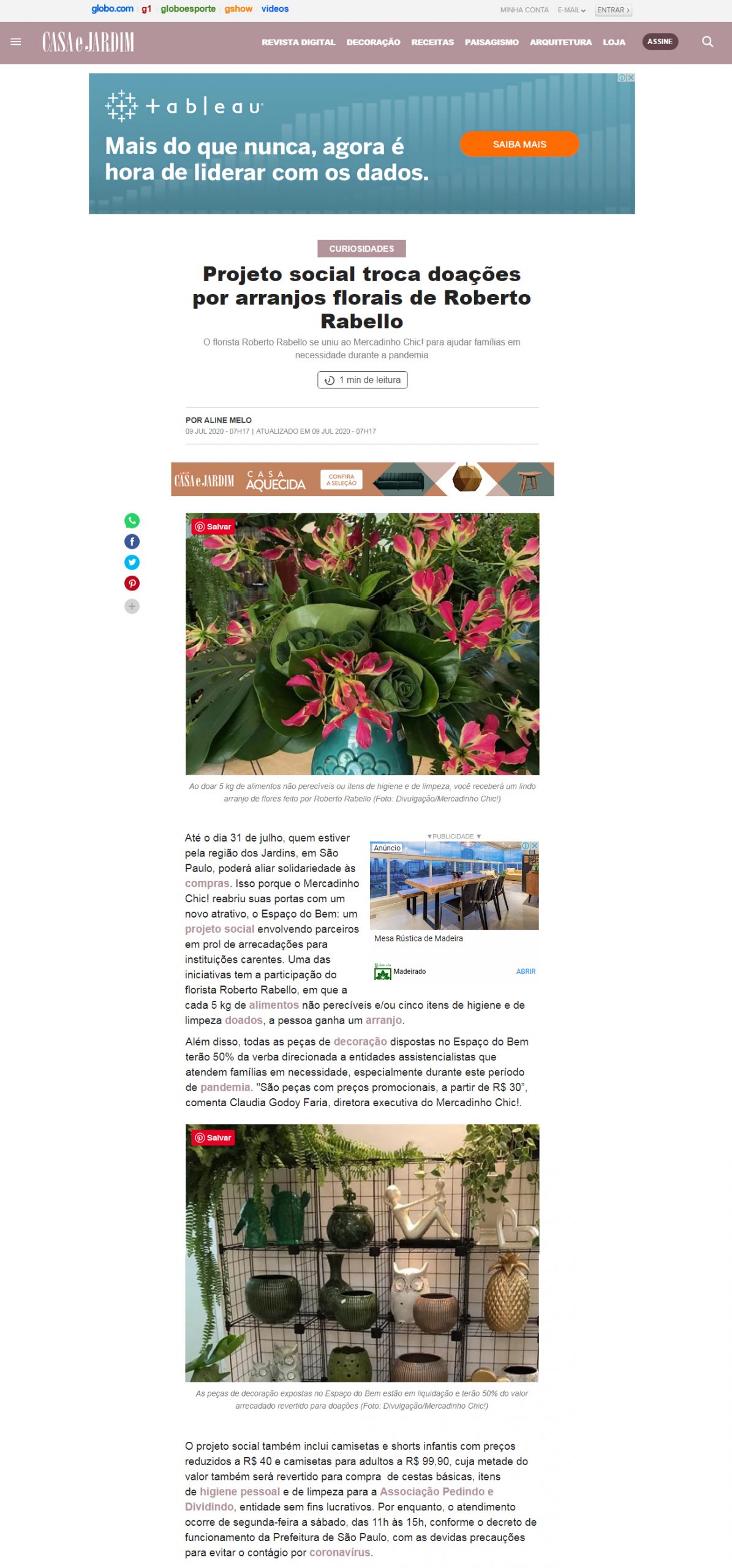 Revista Casa e Jardim online