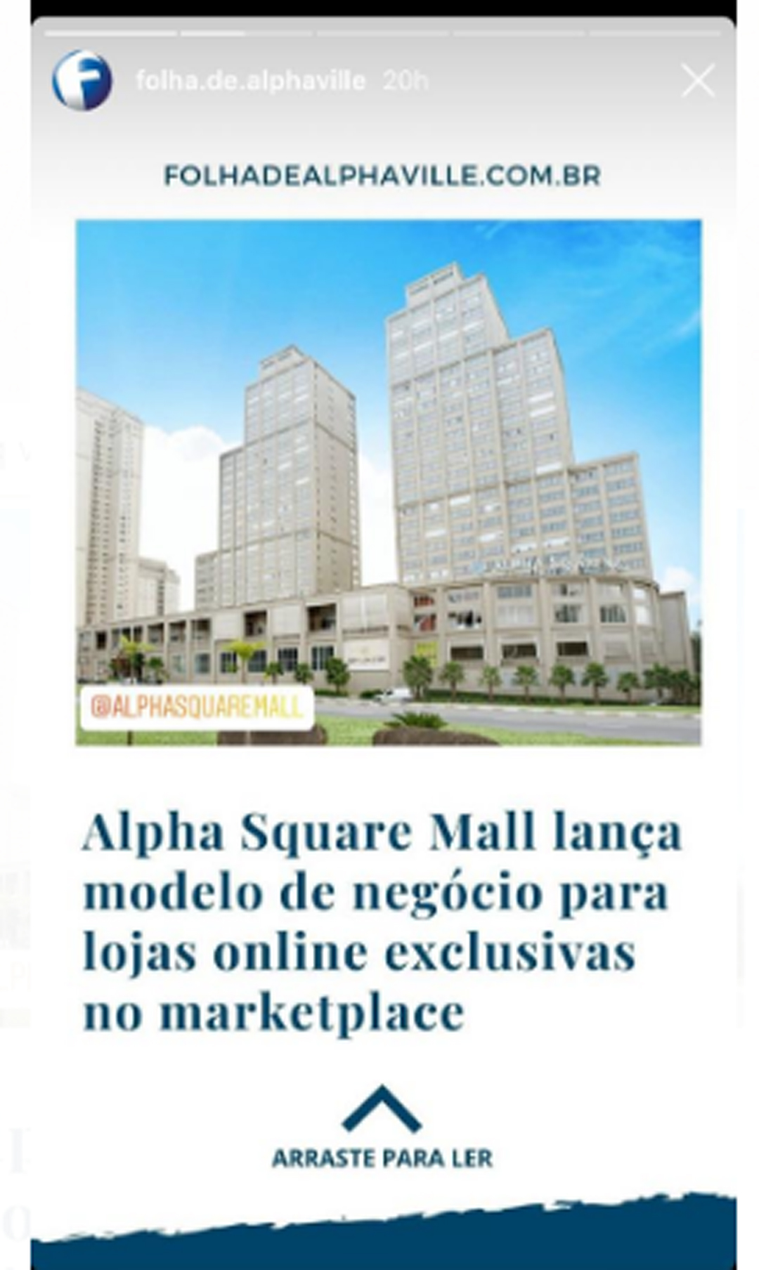 Instagram Folha de Alphaville