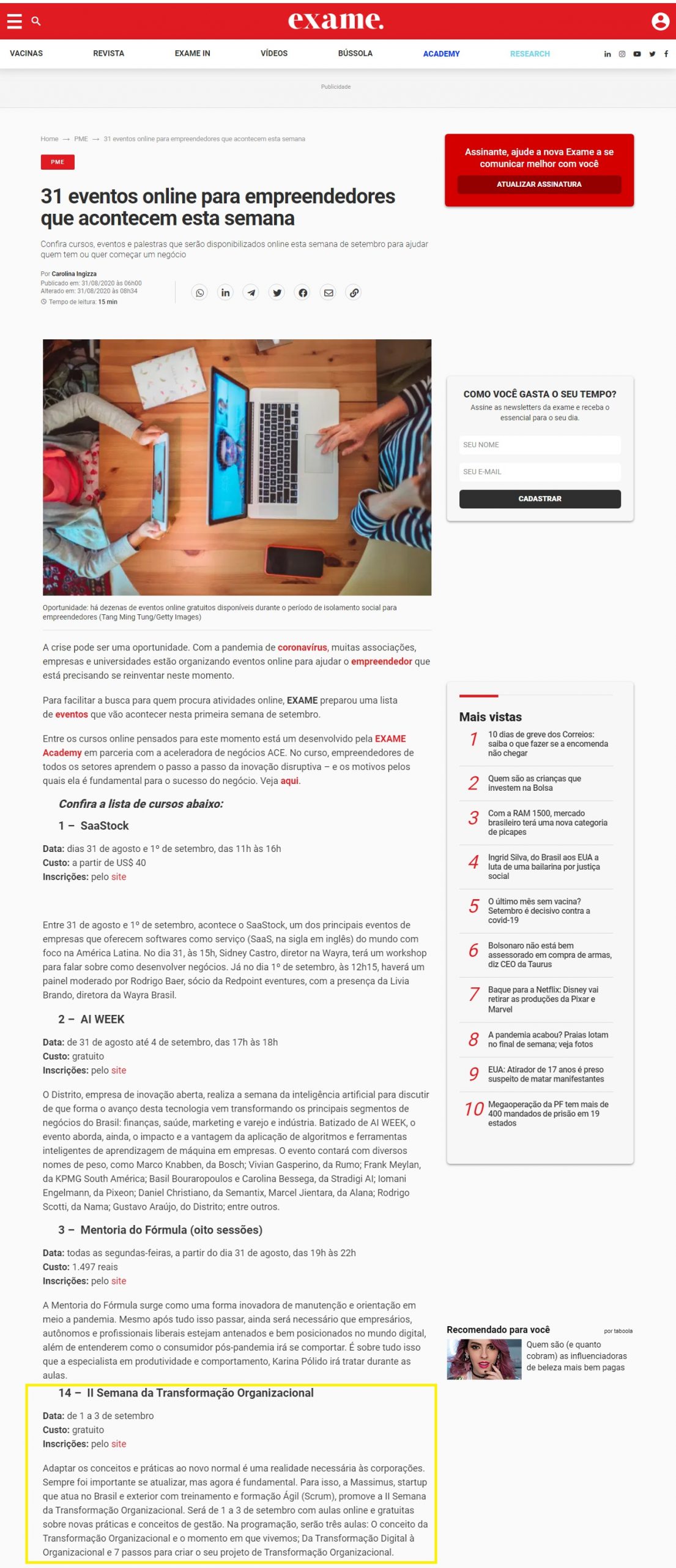 Portal Exame