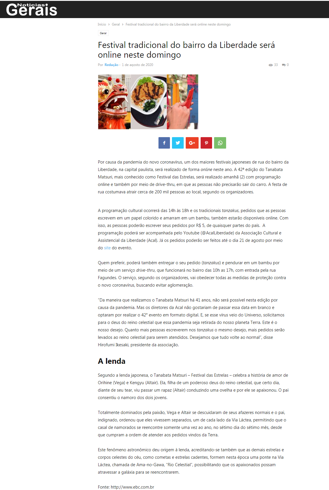 Portal Notícias Gerais