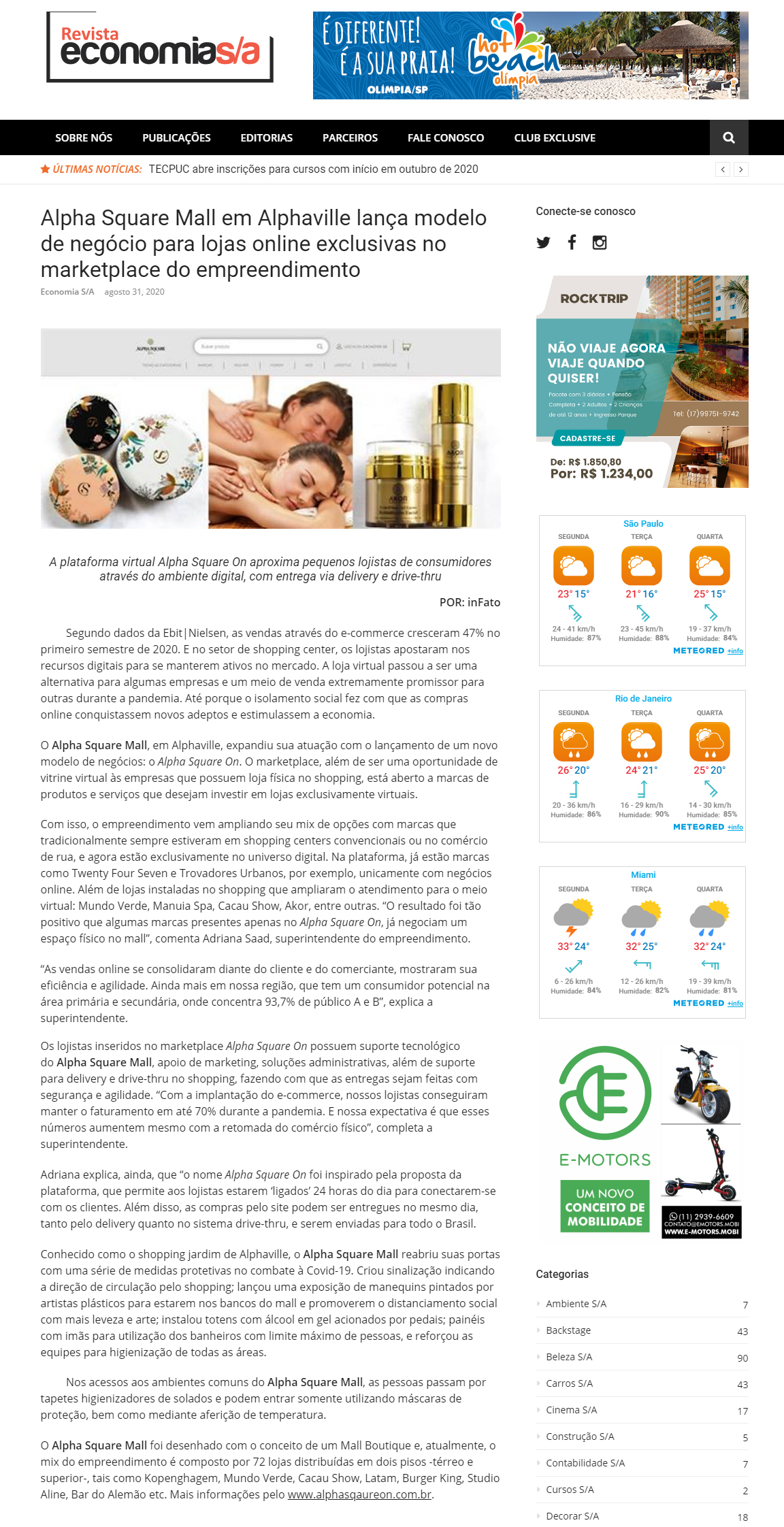 Revista Economia S/A online