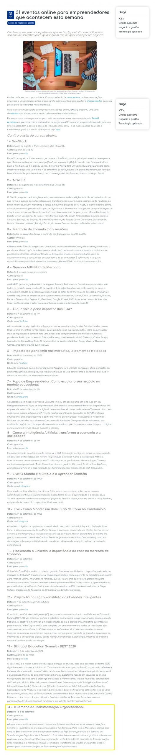 Blog Somos Icev