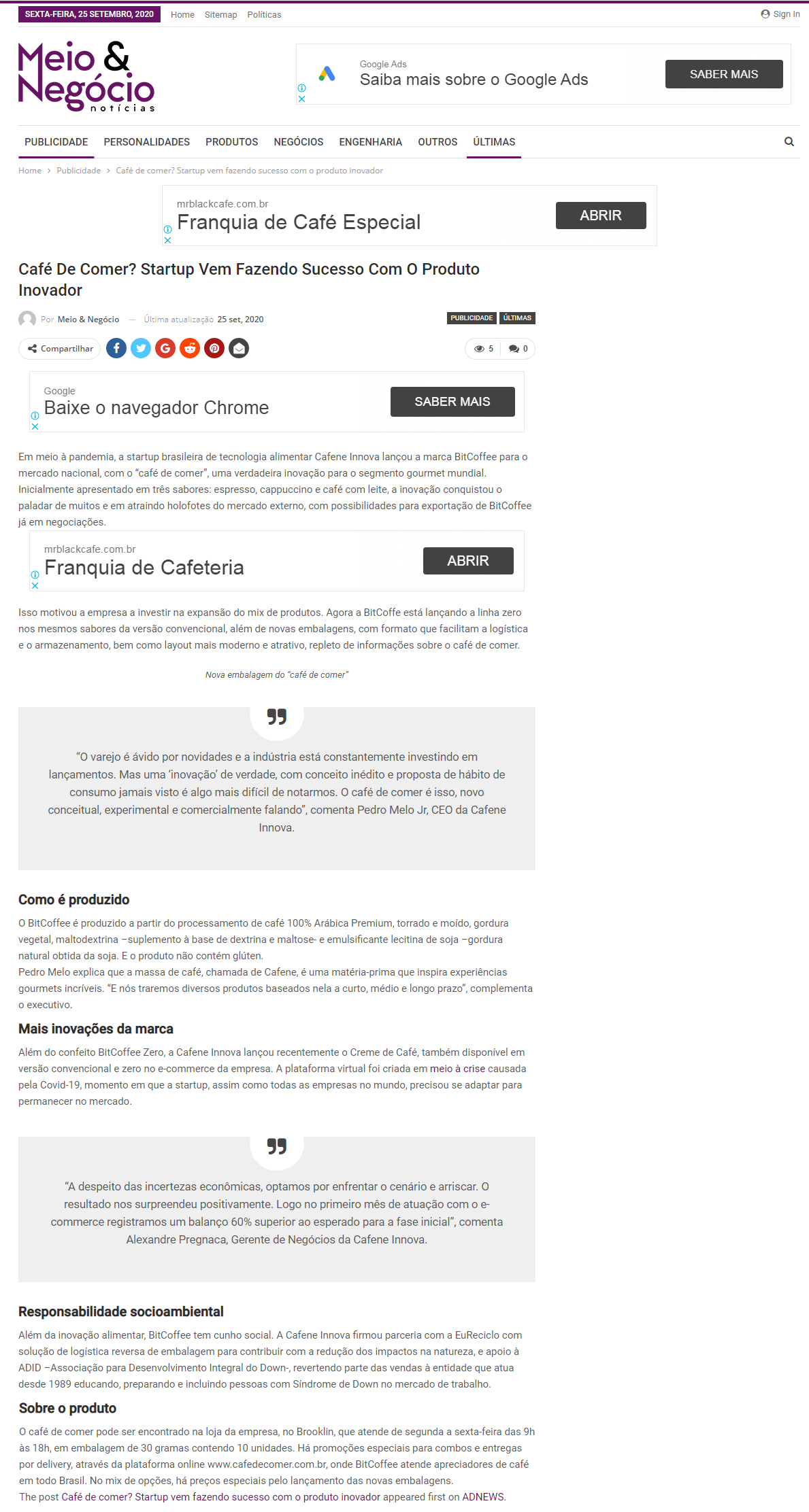 Portal Meio & Negócio