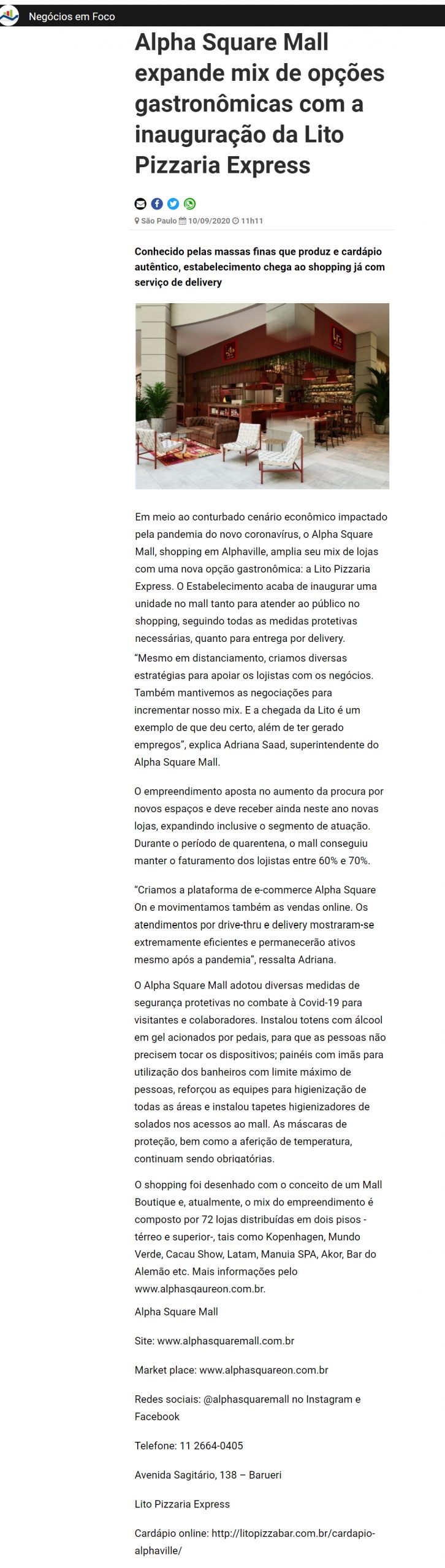Portal Negócios em Foco