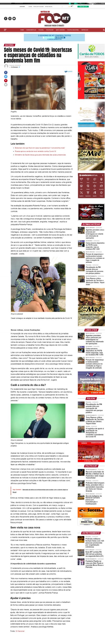Portal Notícias em Foco – MT