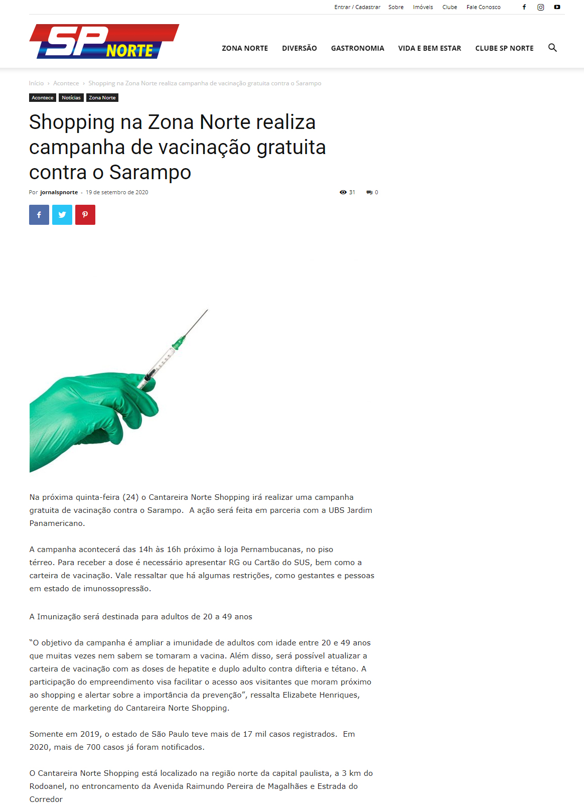 Jornal  SP Norte online