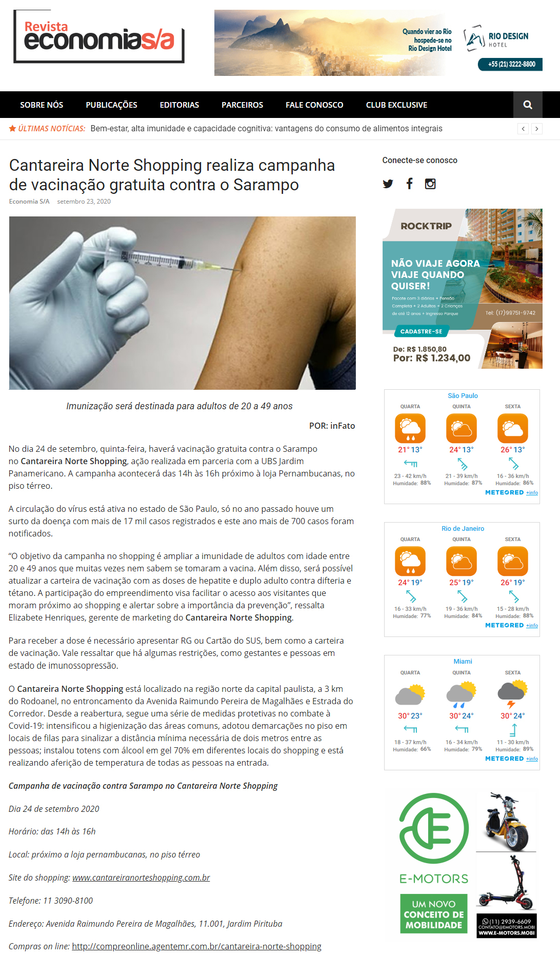 Revista Economia S/A online