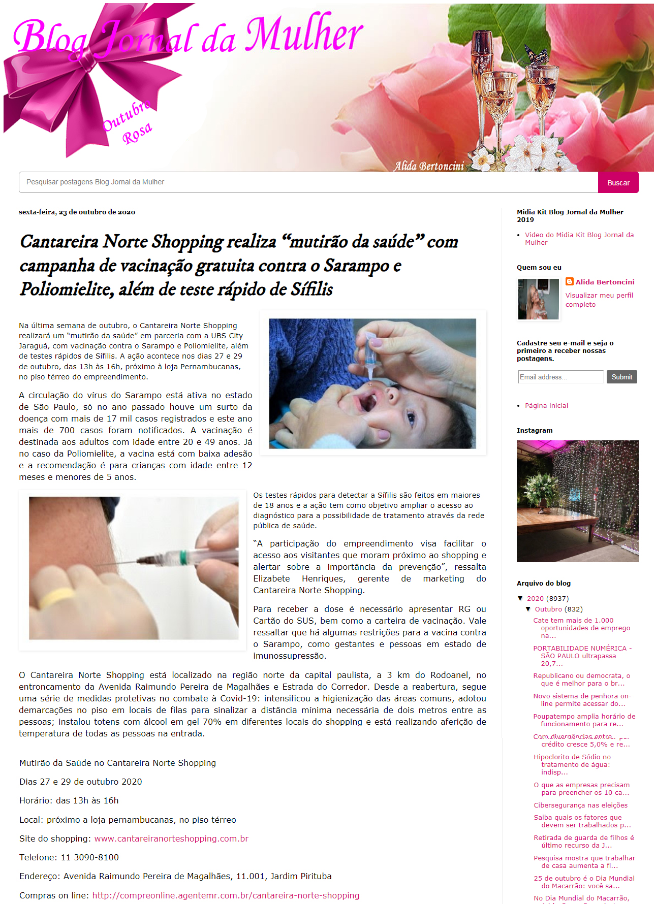 Blog Jornal da Mulher