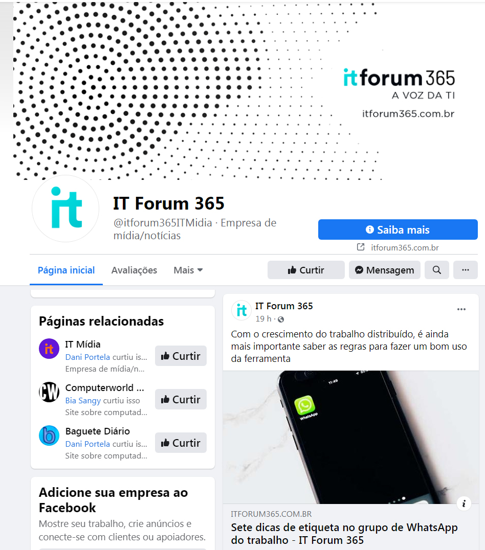 Fanpage It Forúm 365