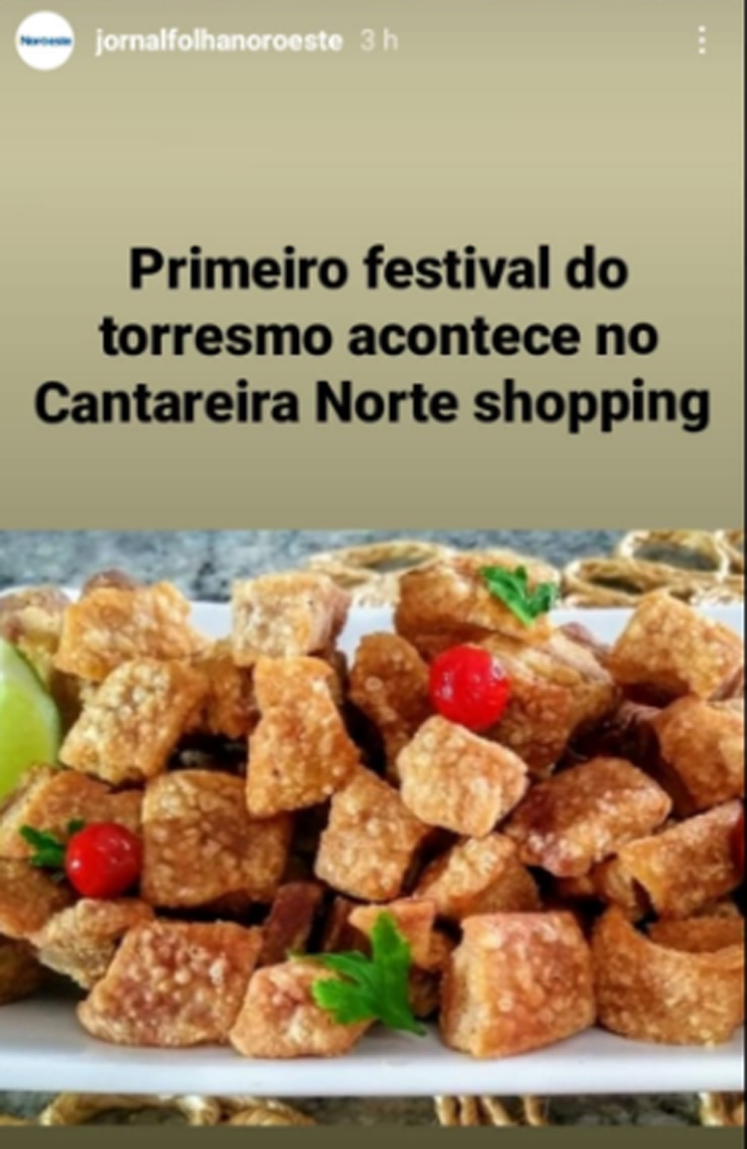 Instagram Jornal Folha Noroeste