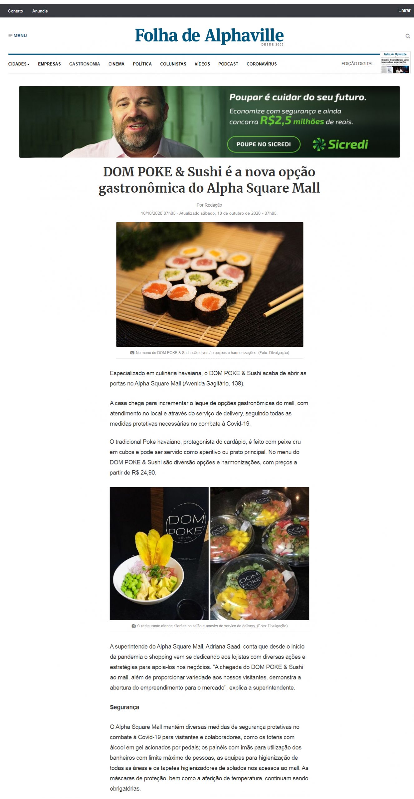 Jornal Folha de Alphaville online