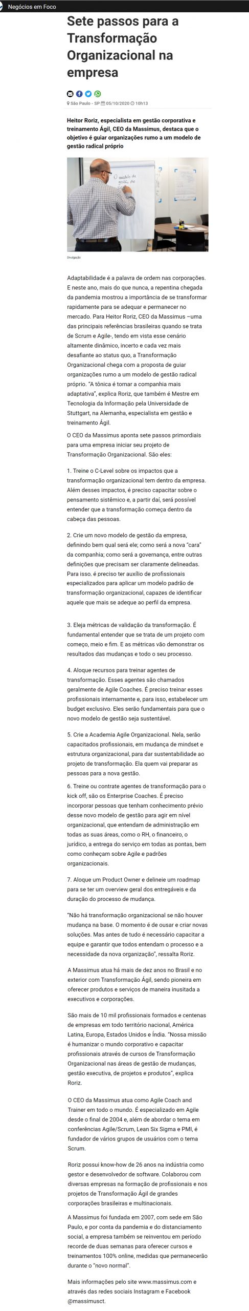 Portal Negócios em Foco
