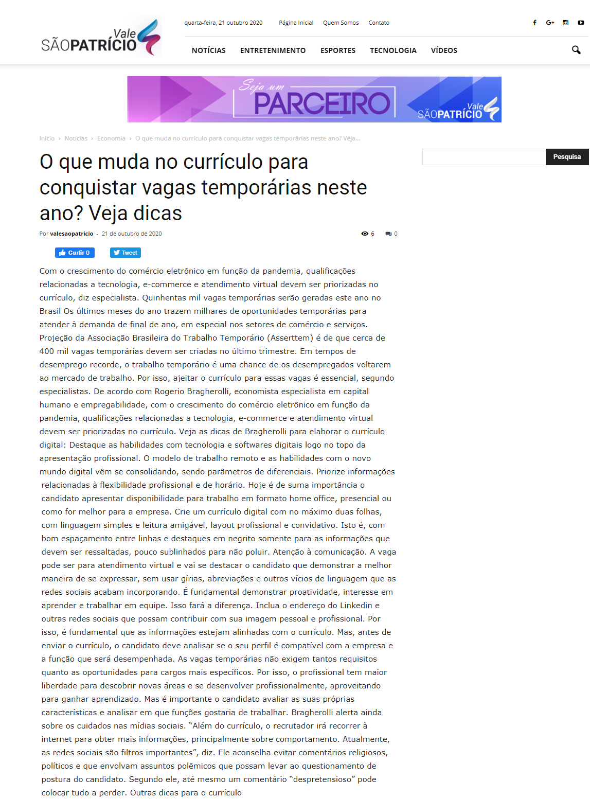 Portal Vale São Patrício