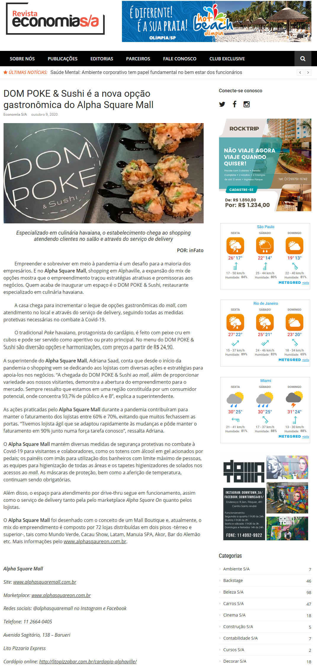 Revista Economia S/A online